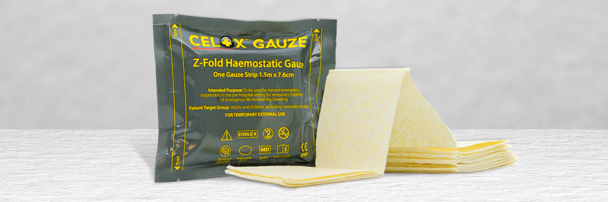 Product image for Celox Haemostatic Dressing