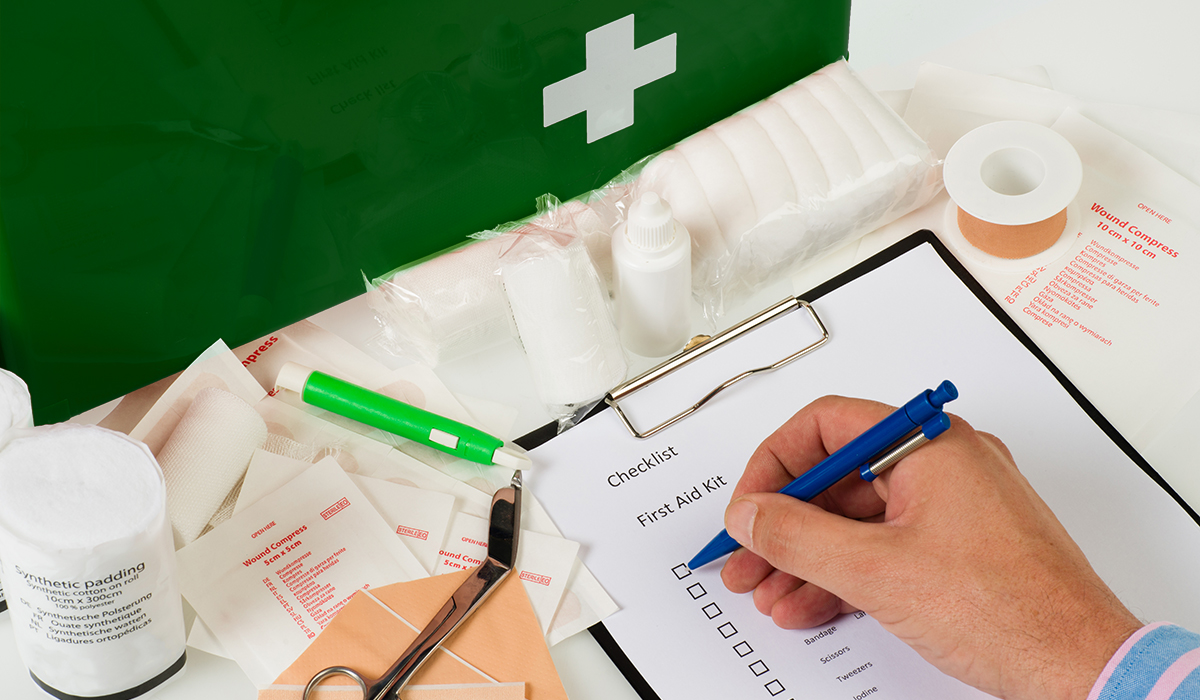 A first aid checklist
