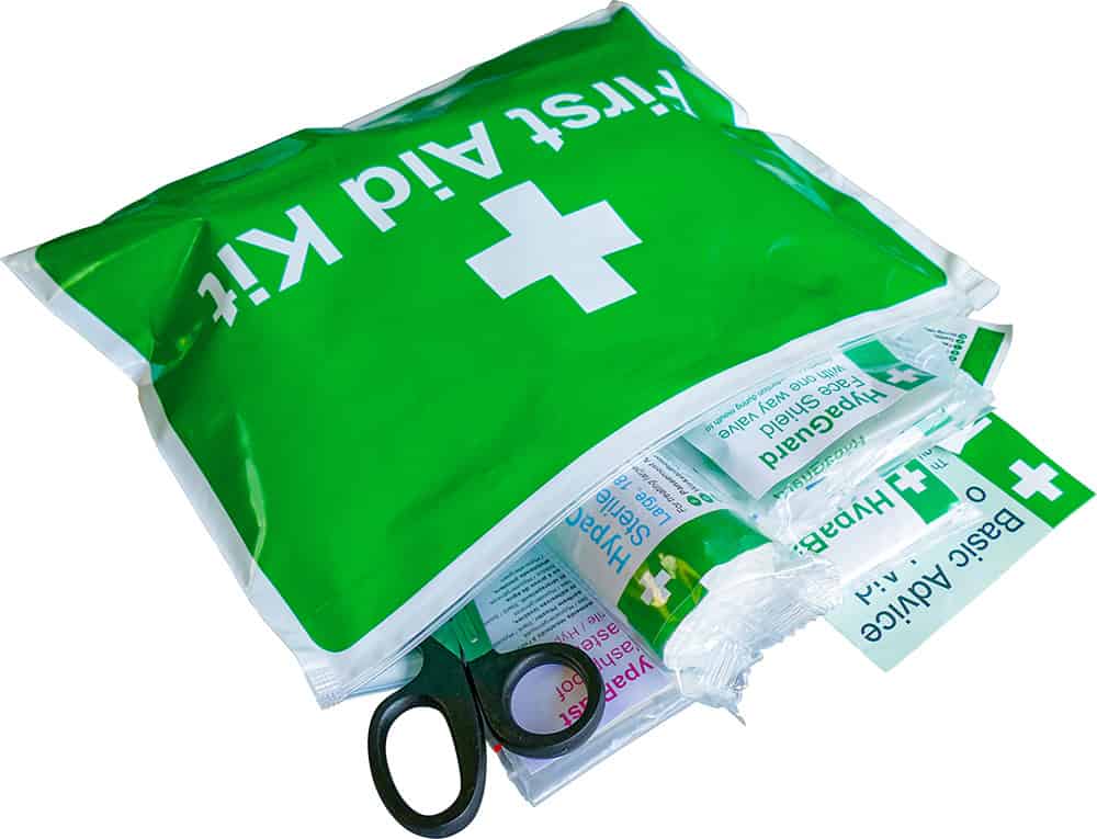 A First Aid Vinyl Wallet