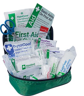 Family first aid kit includes guidance for adult and child first aid. Ideal for common household accidents and injuries 