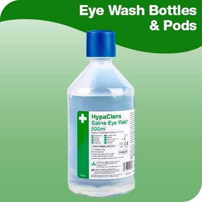 Eye Wash Bottles and Pods