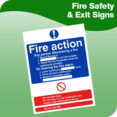 Fire Safety & Exit Signs