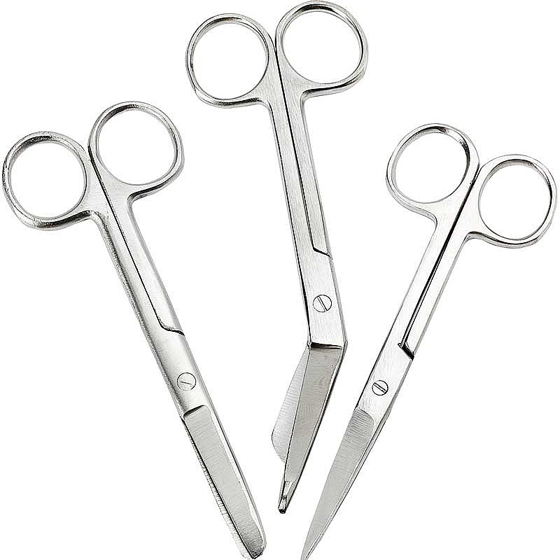 Assorted First Aid Scissors (Pack of 3), Scissors