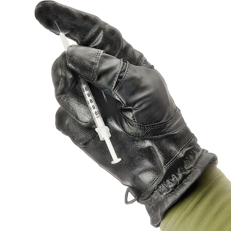 Puncture shop proof gloves
