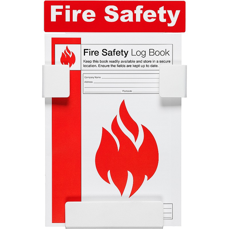 Fire Safety Log Book with Holder | Fire Alarms, Alert u0026 Evacuation  Equipment | First Aid Online