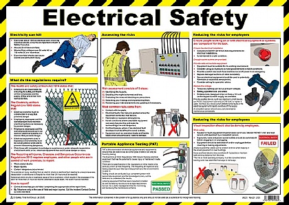 First Aid Electrical Safety Poster