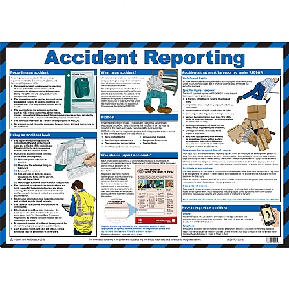 Accident Reporting Guidance Poster (Laminated)
