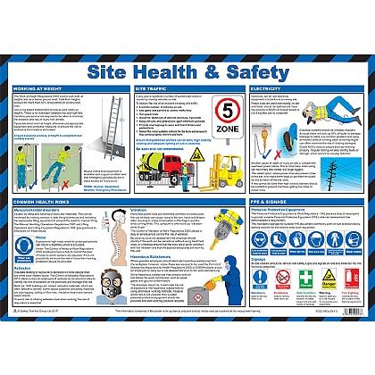 Site Health & Safety Guidance Poster