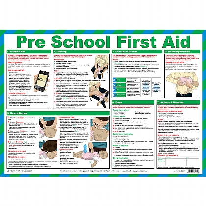 Pre-School First Aid Poster