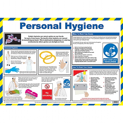 Personal Hygiene Laminated Guidance Poster