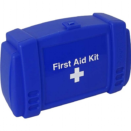 Small Evolution Blue First Aid Kit Case, Empty