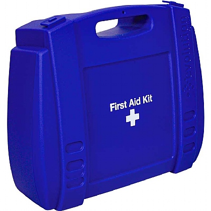 Large Evolution Blue First Aid Kit Case, Empty