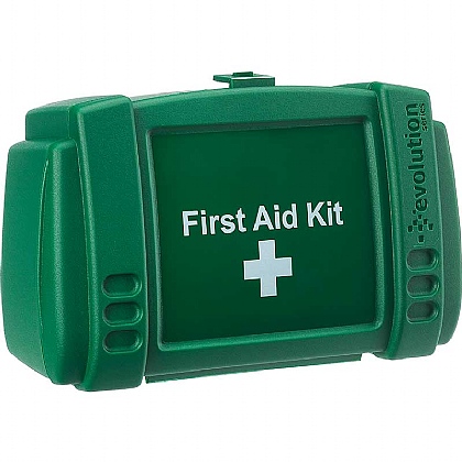 Small Evolution Green First Aid Kit Case, Empty