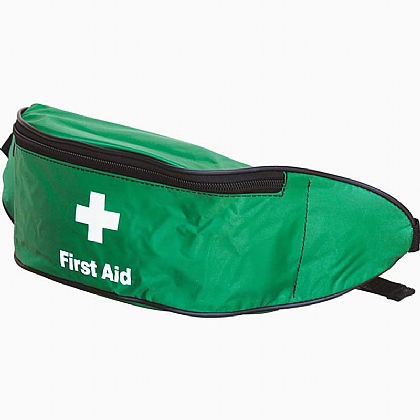 Green First Aid Bum Bag, Empty