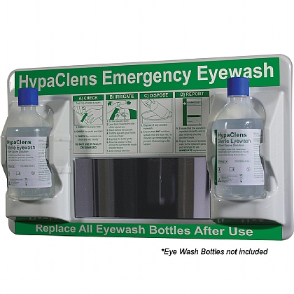 HypaClens Emergency Eyewash Station 2x500ml , Empty