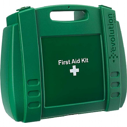 Large Evolution Green First Aid Kit Case, Empty