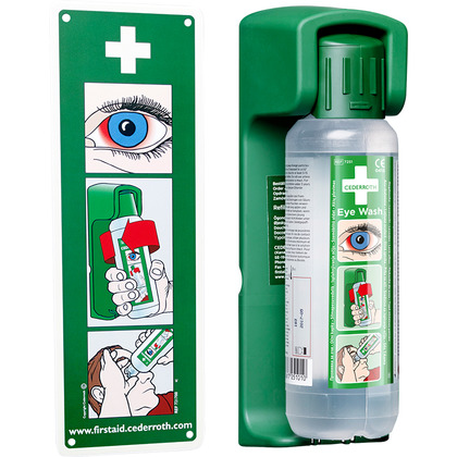 Cederroth Bracket with 500ml Bottle of Eyewash