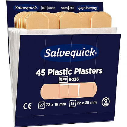 Salvequick Plastic Plaster Refill (270 Pack)