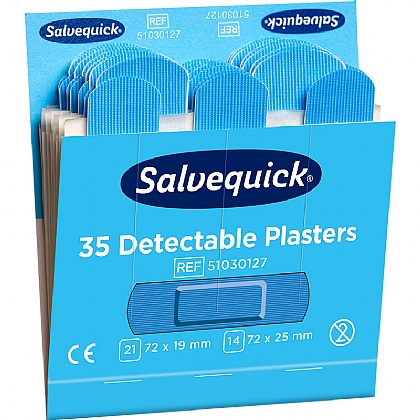 Salvequick Pilferproof Blue Plaster Refill