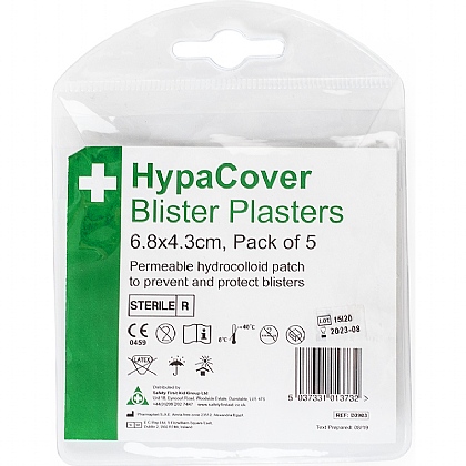 HypaCover Blister Plasters (5 Pack)