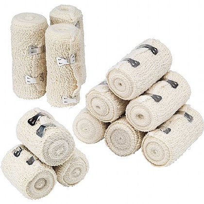 HypaBand Crepe Cotton Bandages (Assorted Pack of 12)