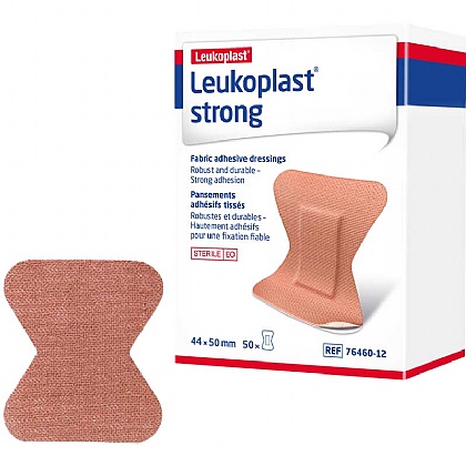 Leukoplast Strong Fabric Plasters, Fingertip (50 Pack)
