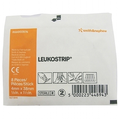 Leukostrip Skin Closures - 4mm x 38mm