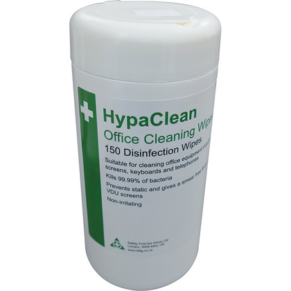 HypaClean Office Cleaning Wipes (Tub of 150)