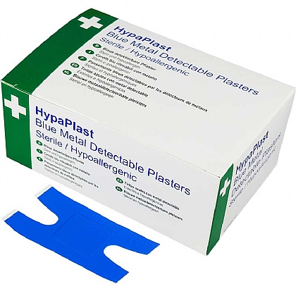 HypaPlast Blue Detectable Plasters Knuckle (100)
