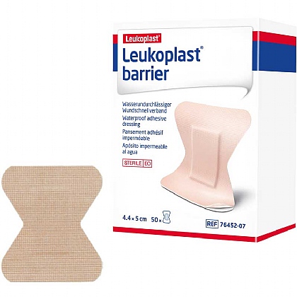 Leukoplast Barrier Waterproof Plasters, Fingertips (50 Pack)