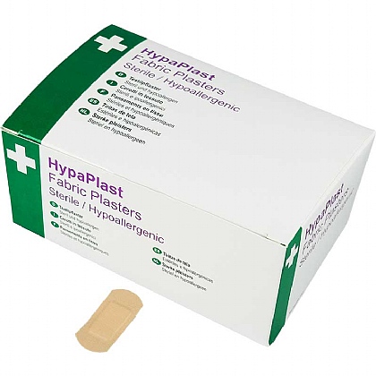 HypaPlast Fabric Plasters, 1.9x3.8cm (100 Pack)