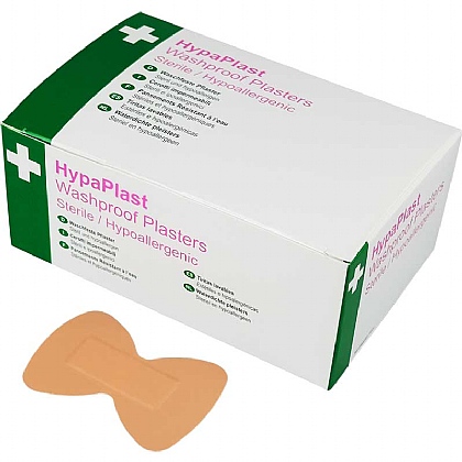 HypaPlast Washproof Fingertip Plasters (100 Pack)