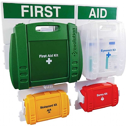 Evolution BS 8599 Compliant Complete First Aid Point, Large