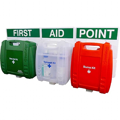 Evolution First Aid, Eye Wash & Burns Point (Large)