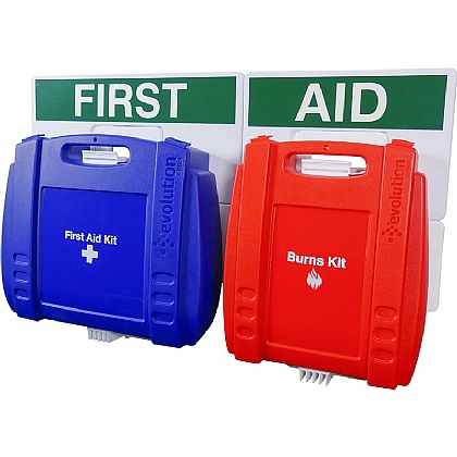 Evolution BS Compliant Catering First Aid Point, Blue Case, Large