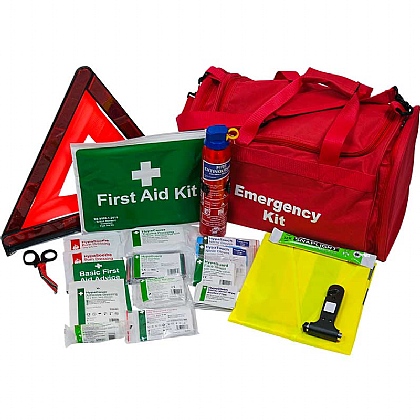 Standard Vehicle Safety Kit with Fire Extinguisher 