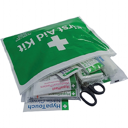 Personal Issue First Aid Kit in Vinyl Wallet