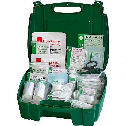 Evolution British Standard Compliant Workplace First Aid Kit in Green Case (Large)