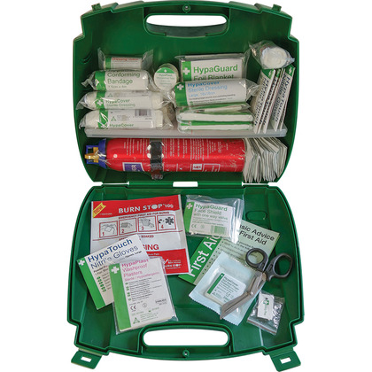 Evolution British Standard Compliant First Aid Kit with Fire Extinguisher, Small