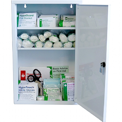 First Aid Cabinet BS 8599 Compliant, Large