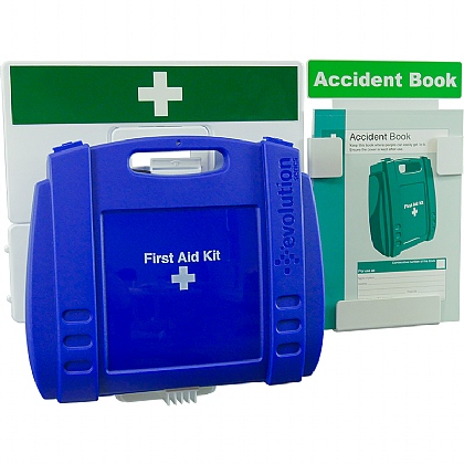 Catering First Aid & Accident Reporting Point (Blue Case, Large) 