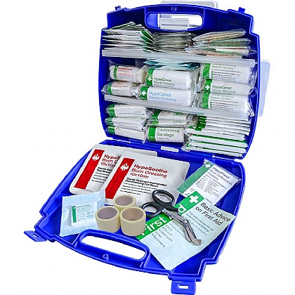 Blue Evolution Plus Catering BS 8599 Compliant First Aid Kit, Large