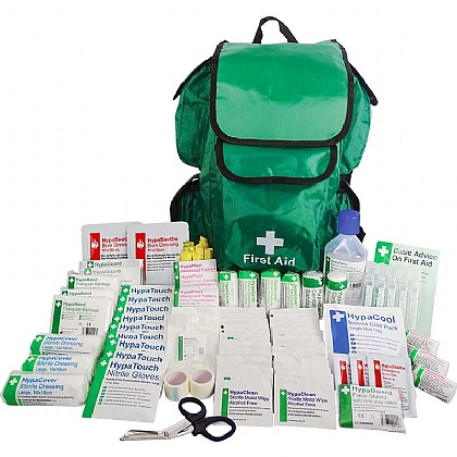 British Standard Compliant First Aider Rucksack (Comprehensive)