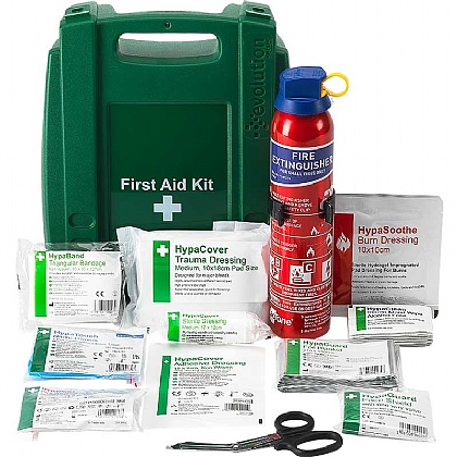 Truck and Van First Aid Kit with Fire Extinguisher