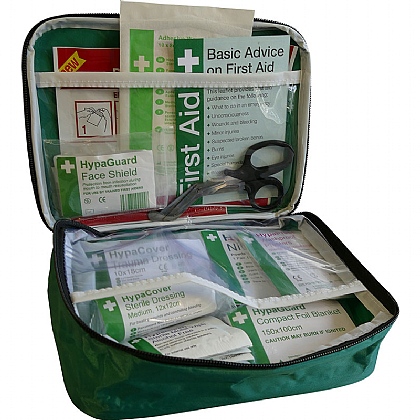 Travel & Motoring First Aid Kit in Nylon Bag - Pk of 10