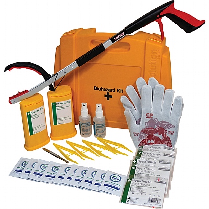 Evolution Sharps Disposal Kit with TurtleSkin CP Insider 430 Gloves