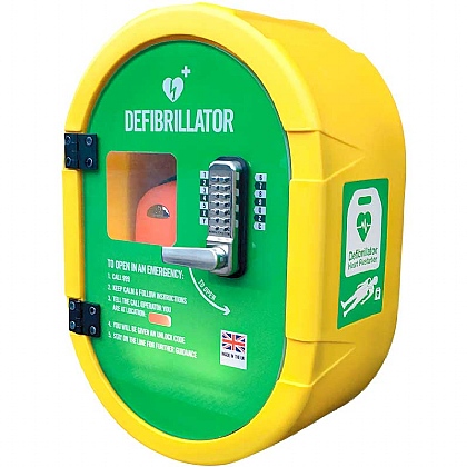 DefibSafe Outdoor Defib Cabinet with Keypad Lock