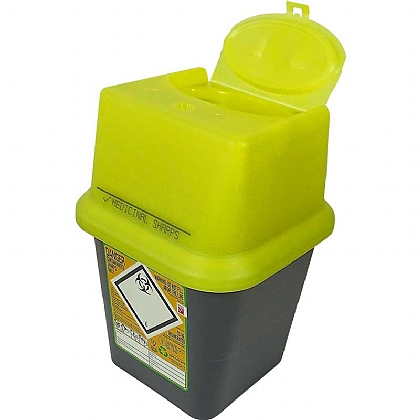 Sharps Disposal Bin, 4 Litre