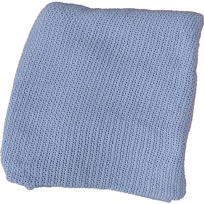 Warm Cotton Blanket, Blue (150 x 200cm)