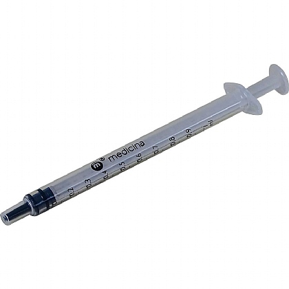 Disposable Luer Slip Syringe, 1ml